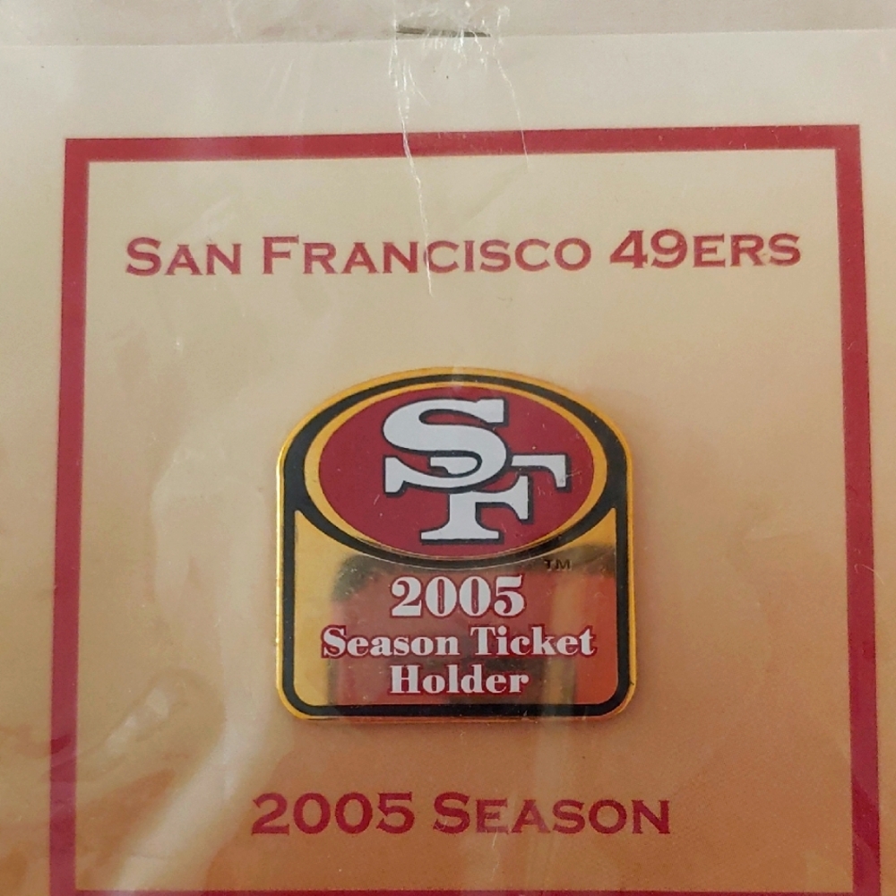 49ers,  Season Ticket Holder Pin 2005